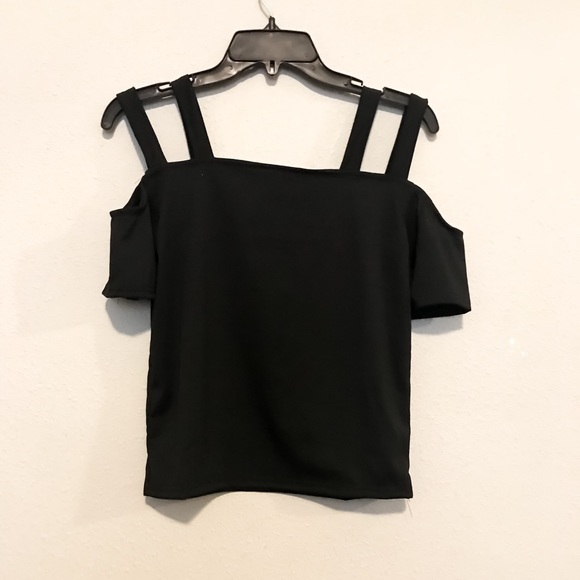 Tops -  Open Shoulder Double Strap